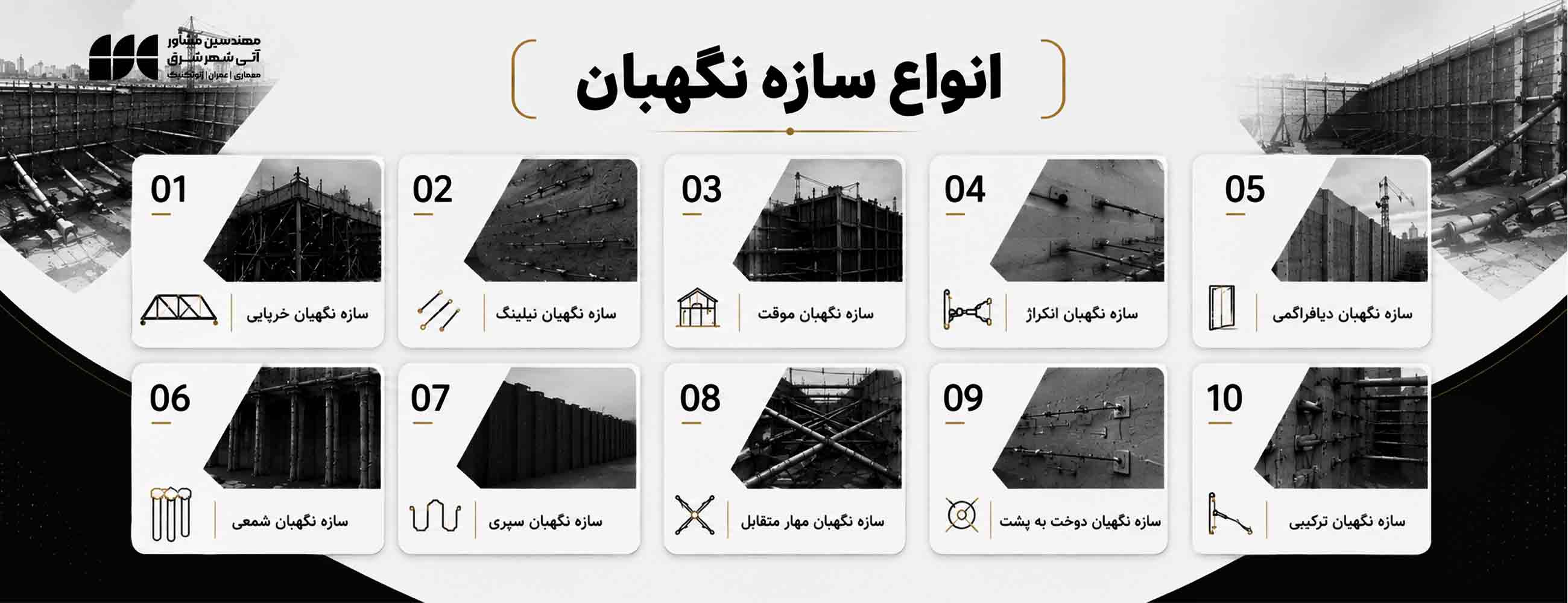 انواع سازه نگهبان